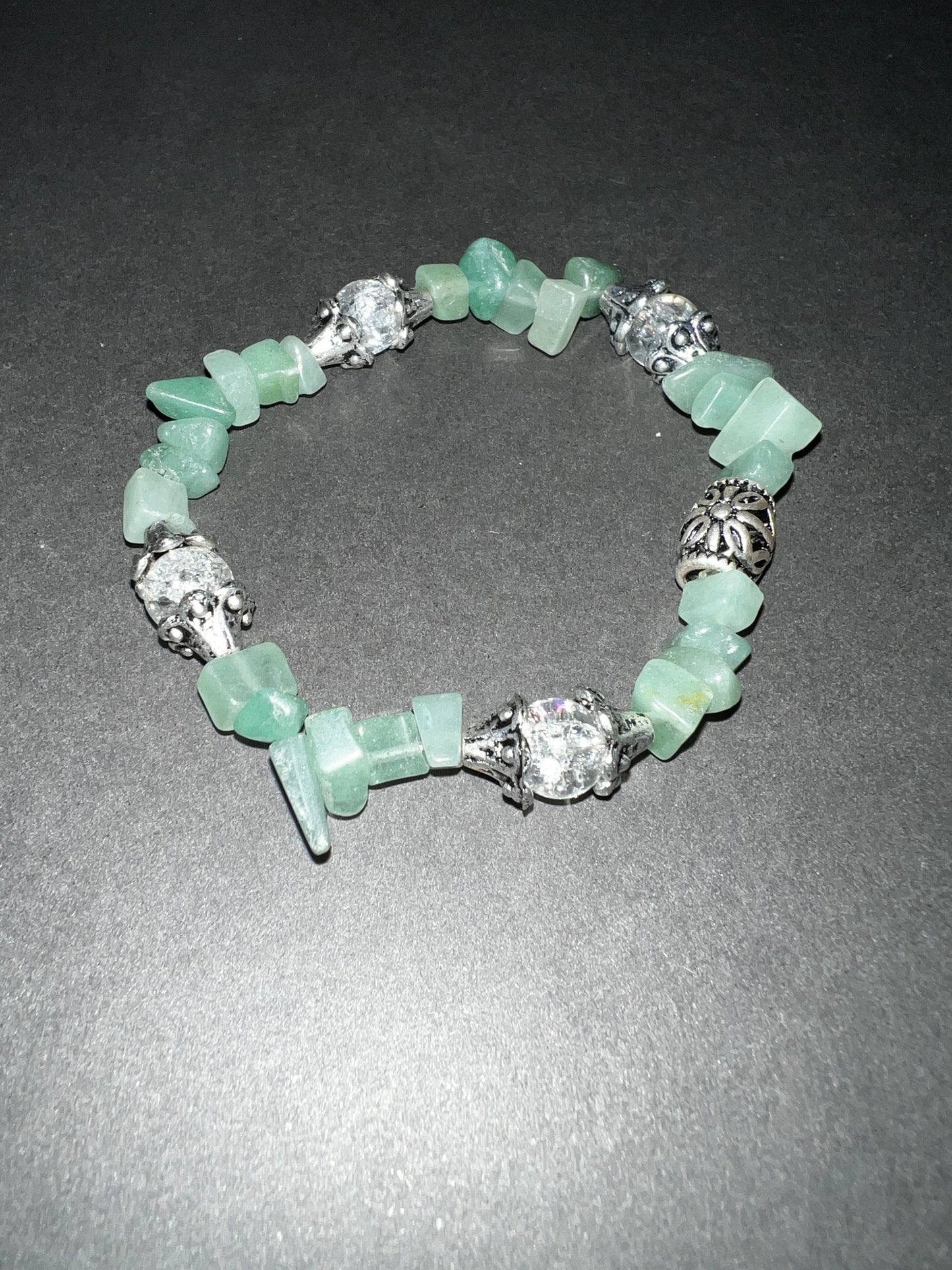 Jade & Silver Bracelet