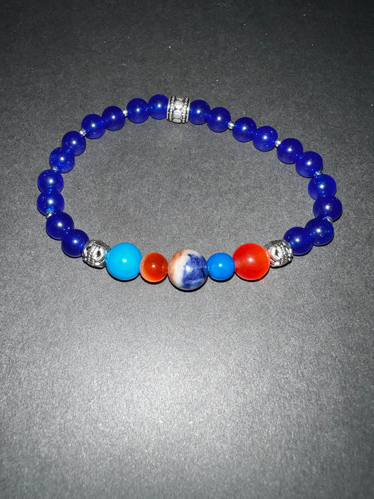 Blue & Orange Bracelet