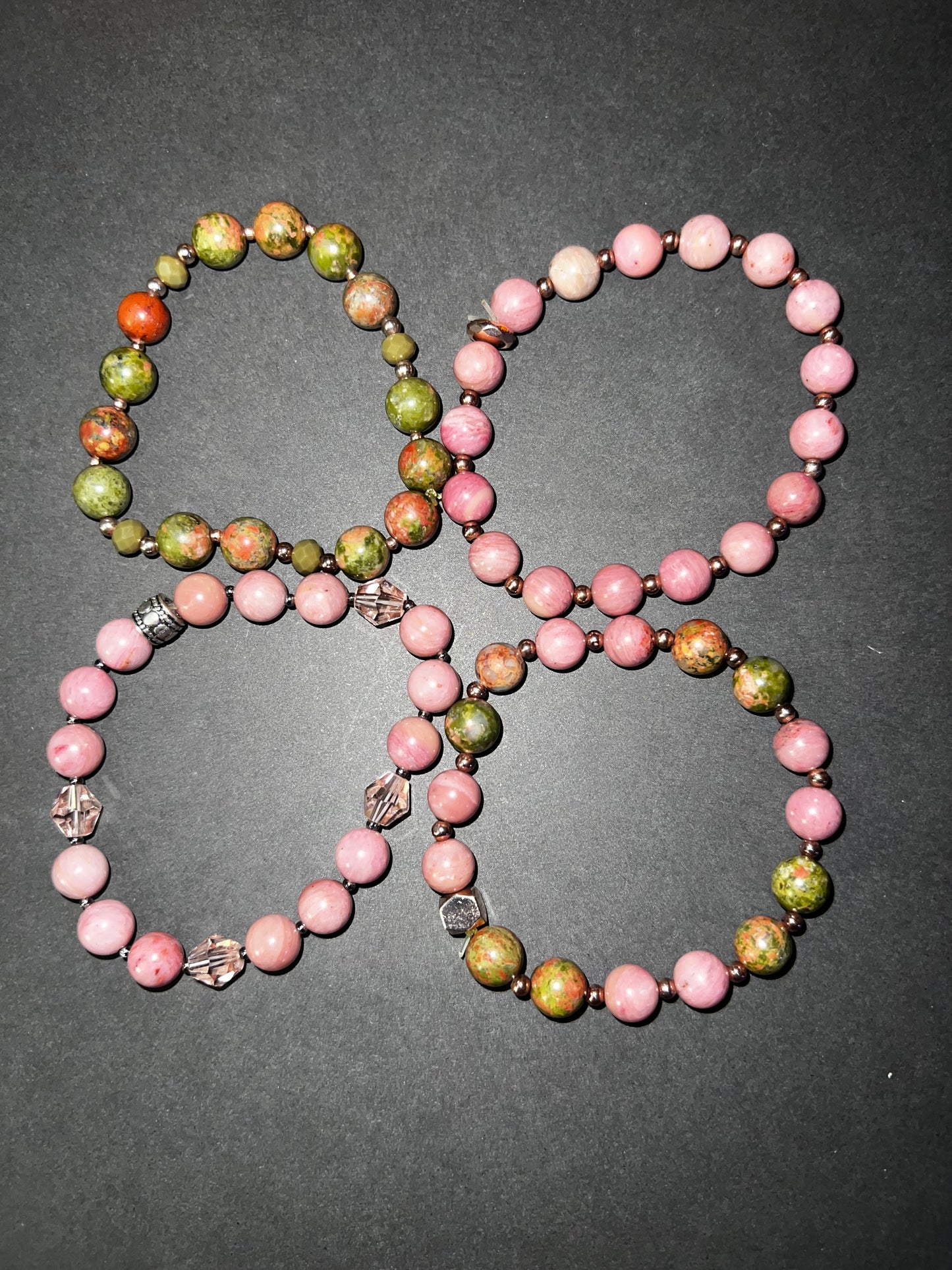 Flower Garden Bracelet & Earrings Set