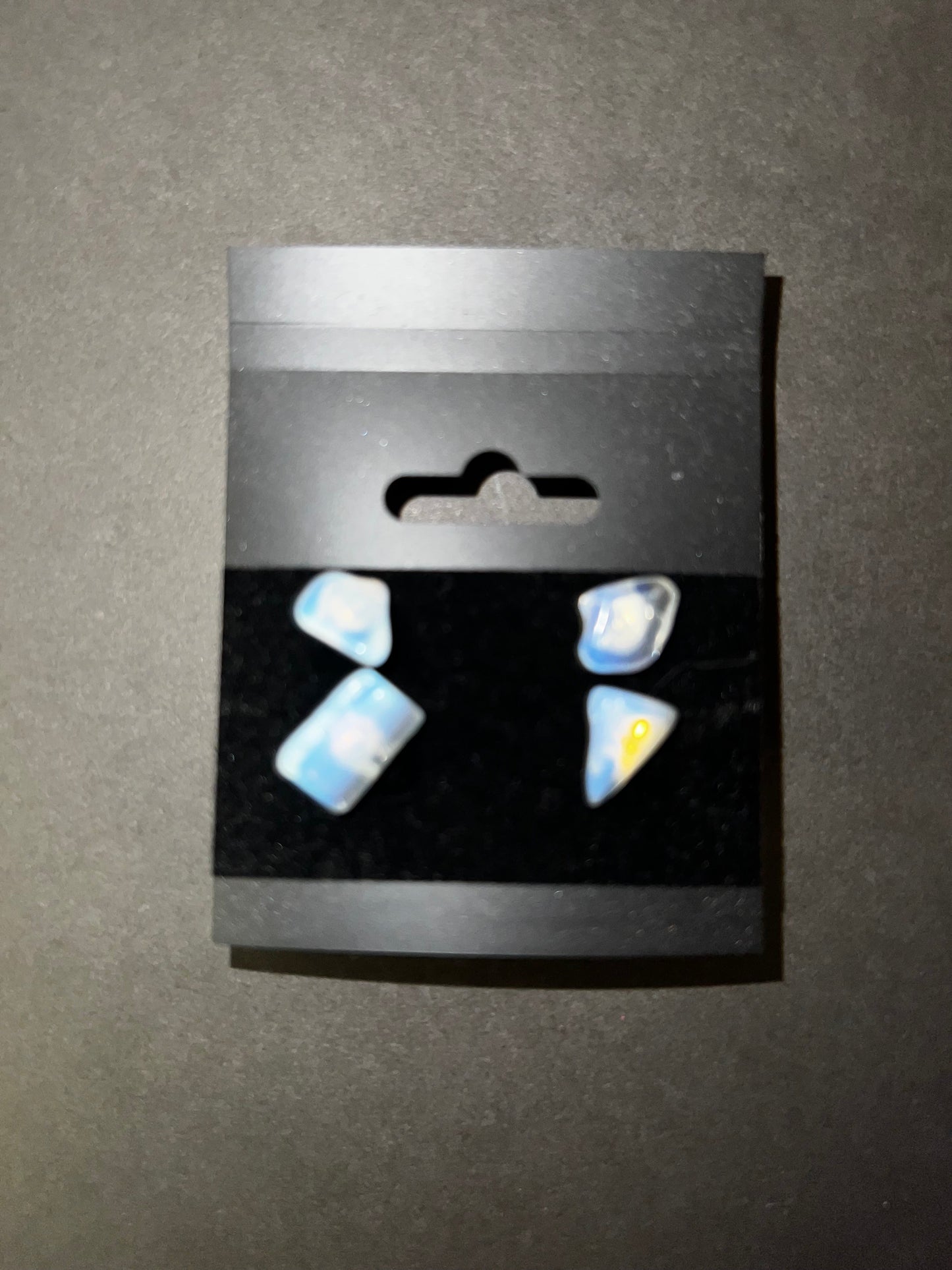 Semi-Precious Stud Earrings