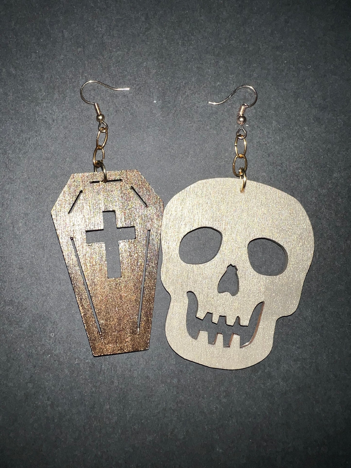 Skull & Coffin Earrings