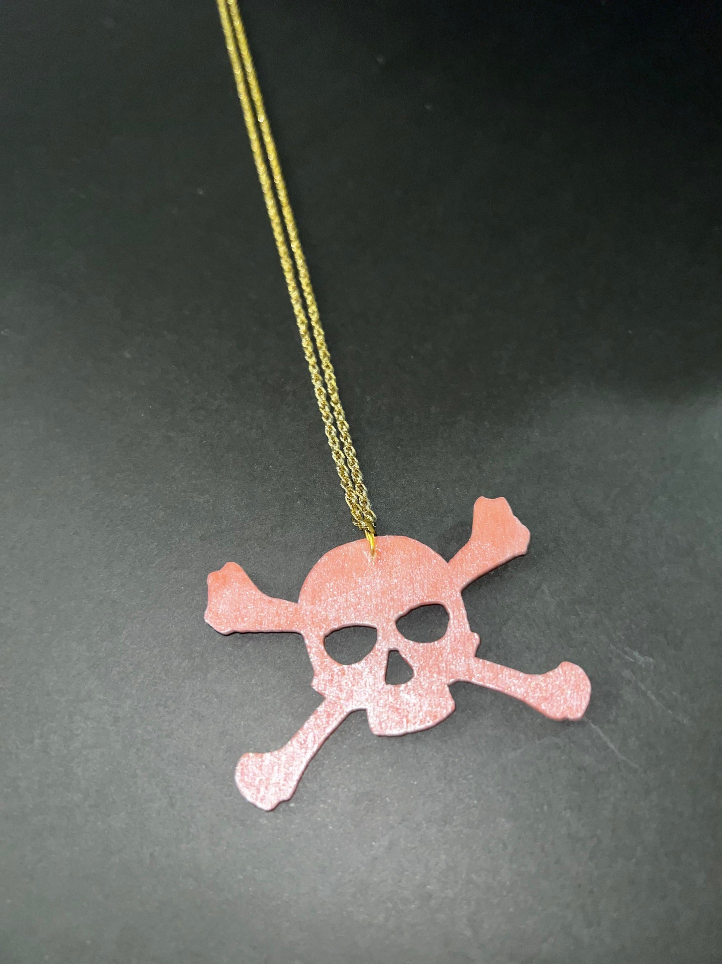 Skull & Cross Bones Earring & Necklace Set