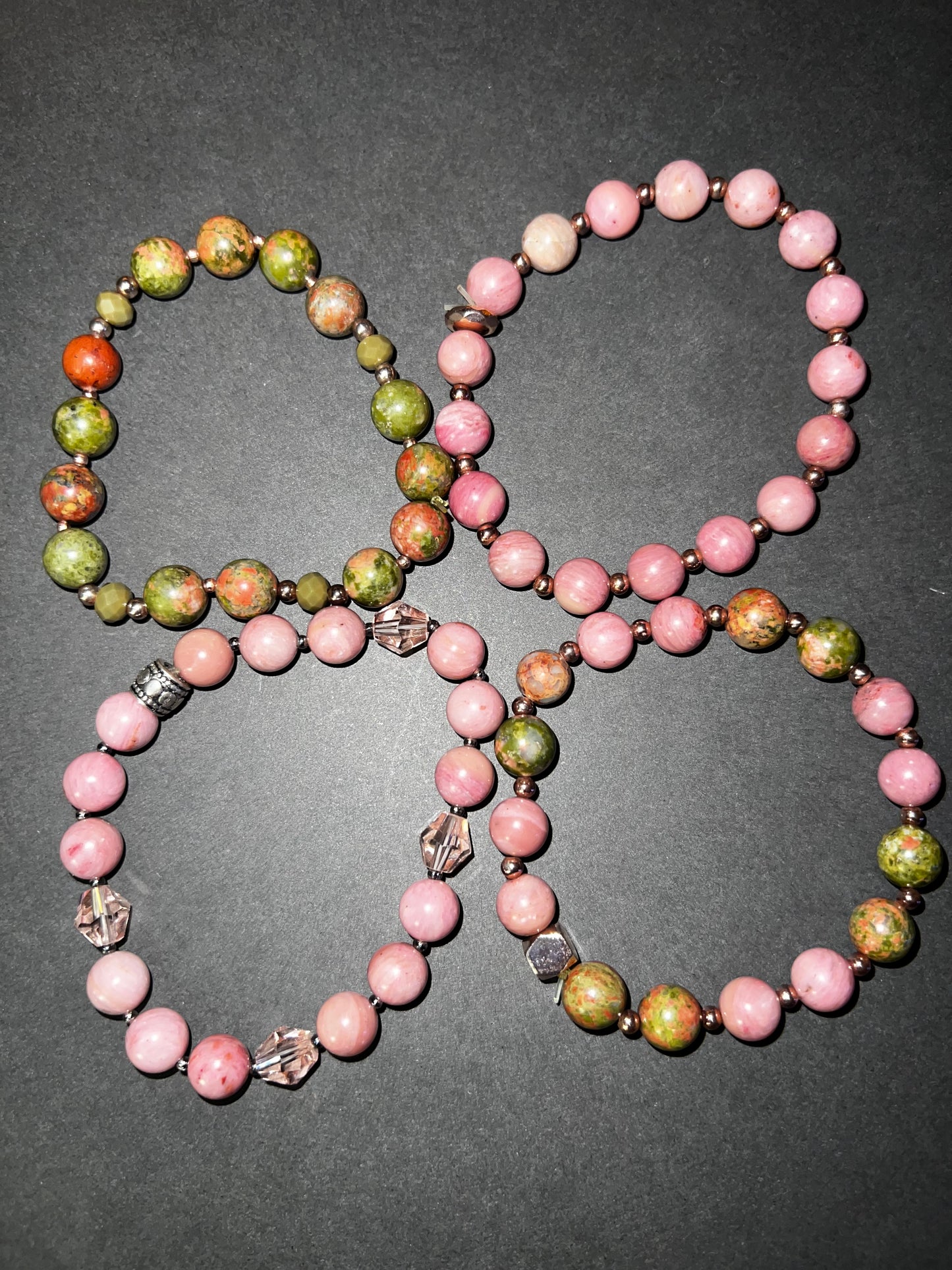 Flower Garden Bracelet & Earrings Set