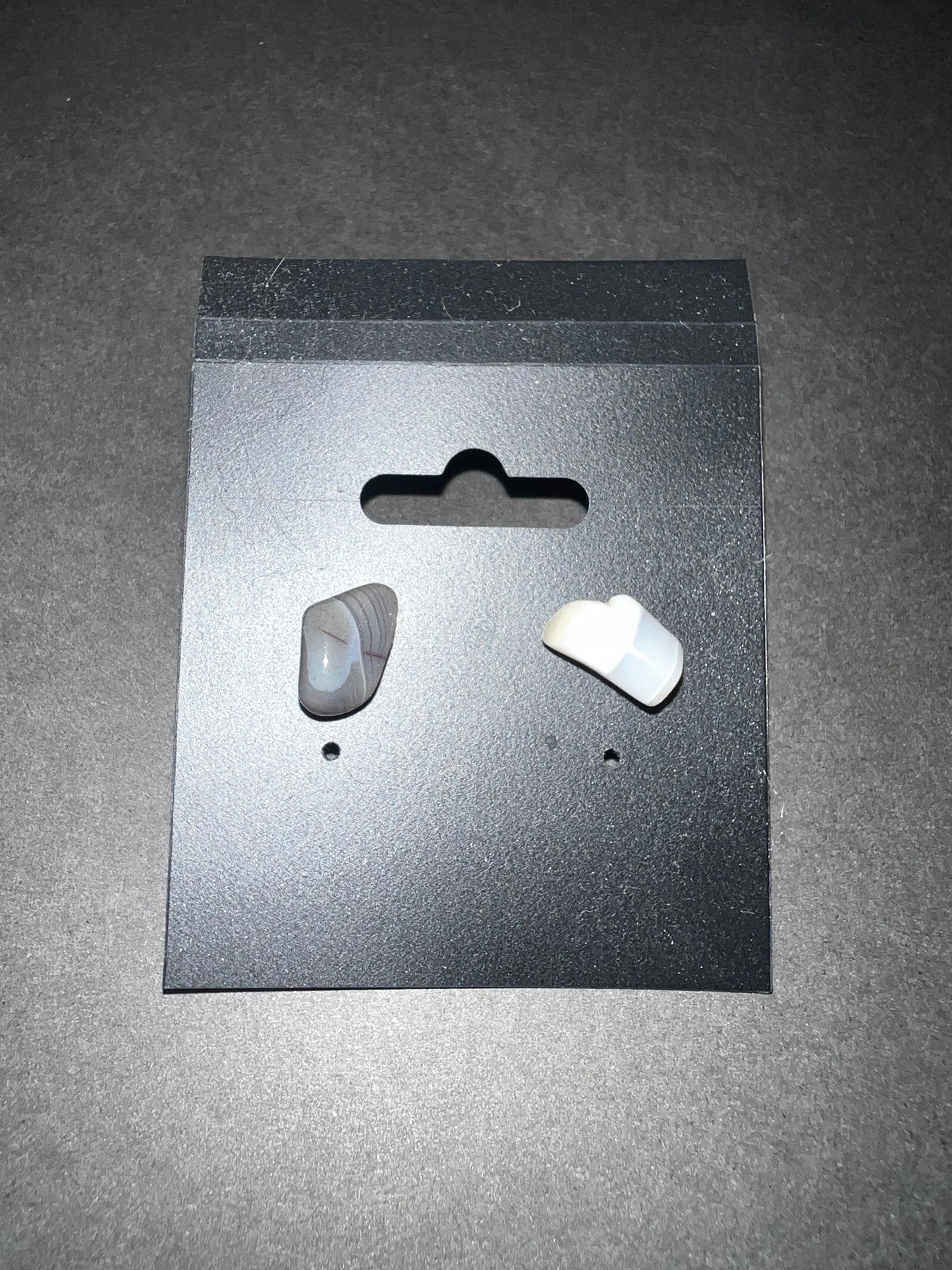 Semi-Precious Stud Earrings