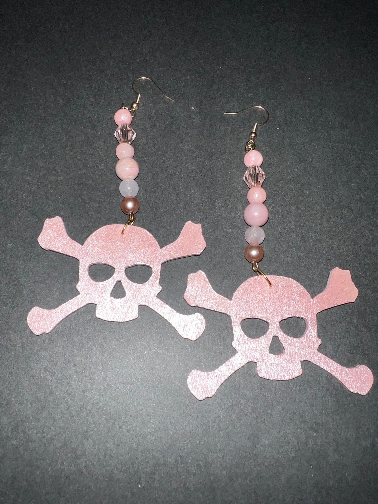 Skull & Cross Bones Earring & Necklace Set