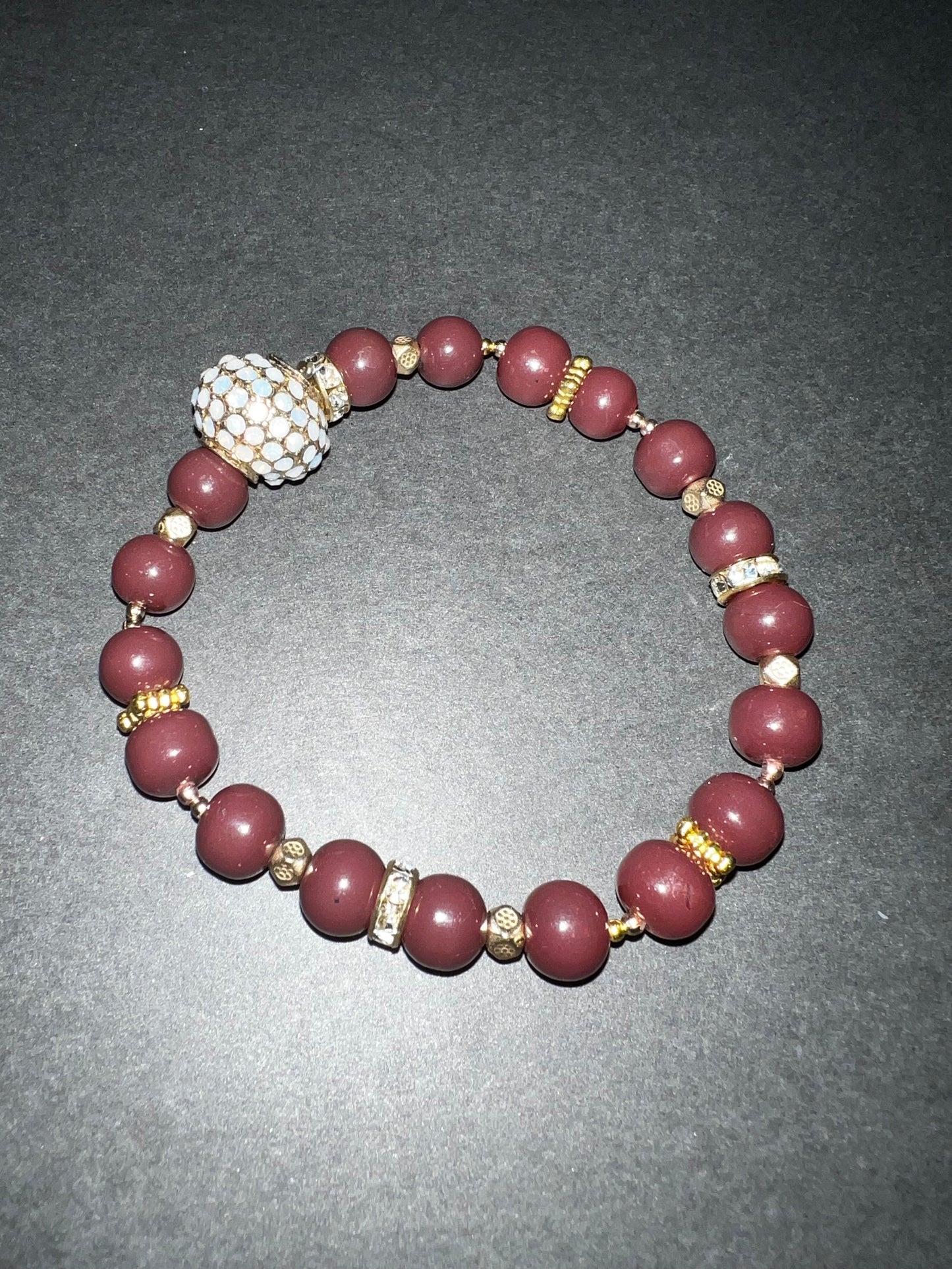 Carnelian & Gold Bracelet