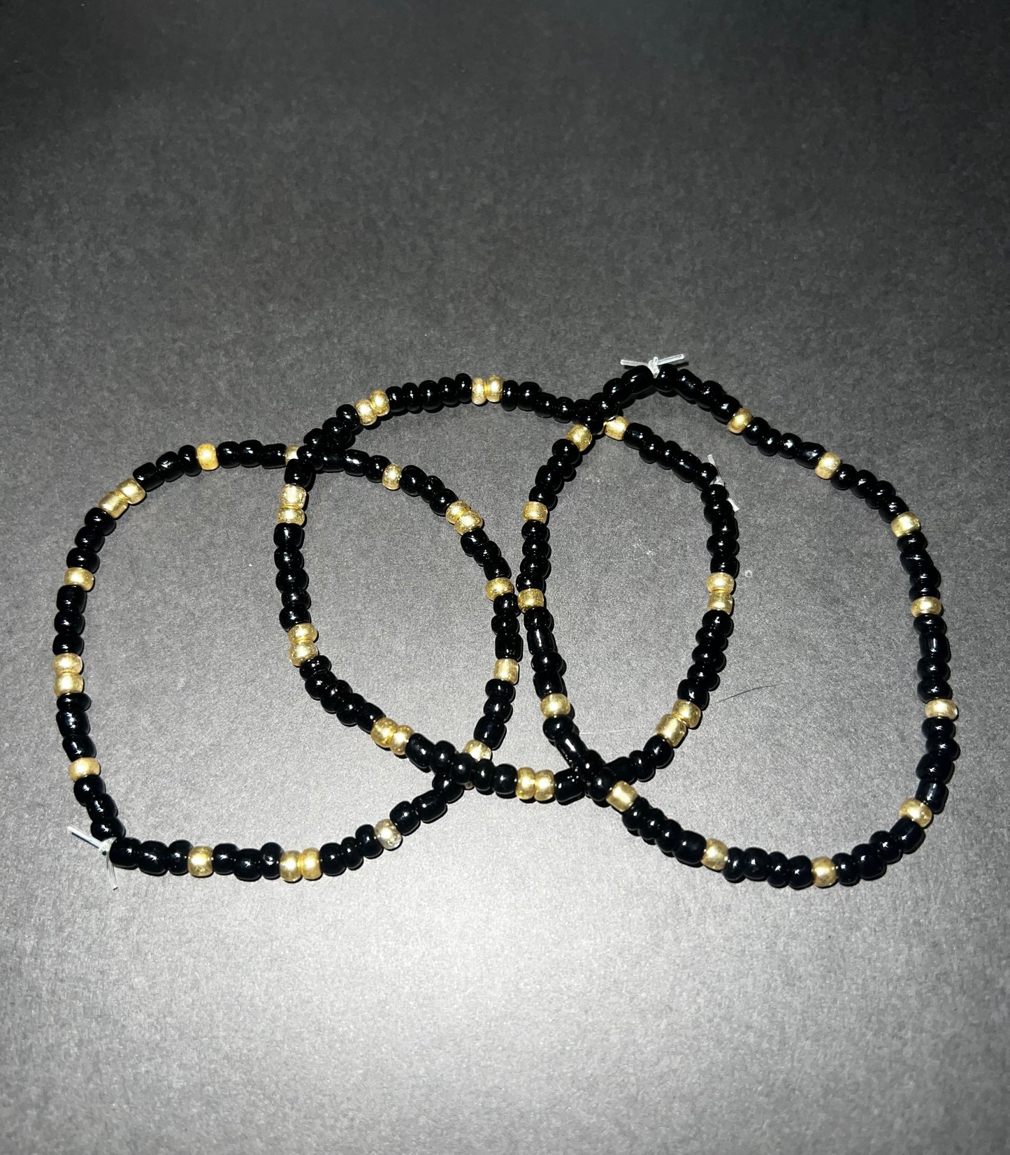 Black & Gold Bracelet Set