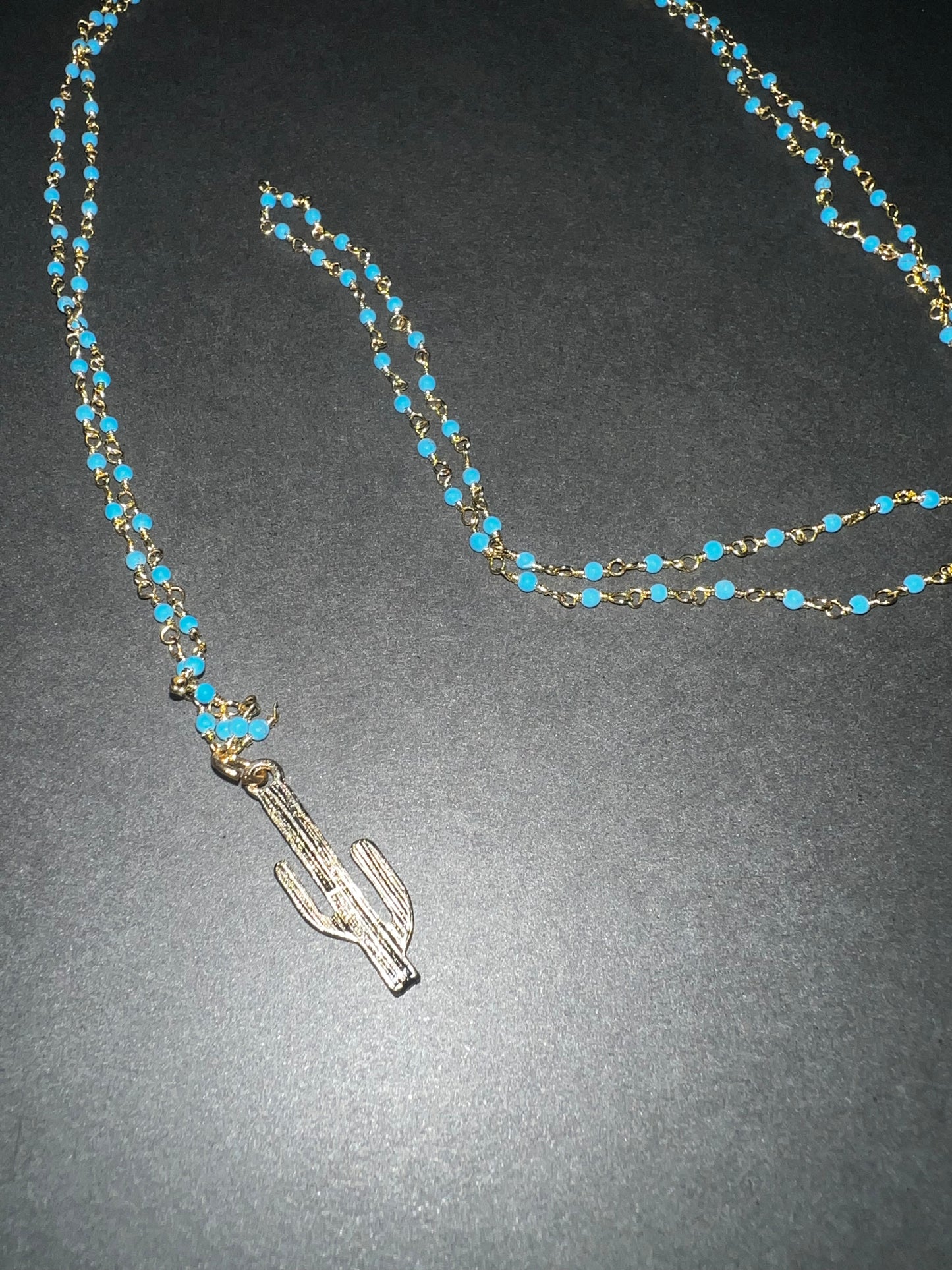 Prayer Bead Necklace - Turquoise