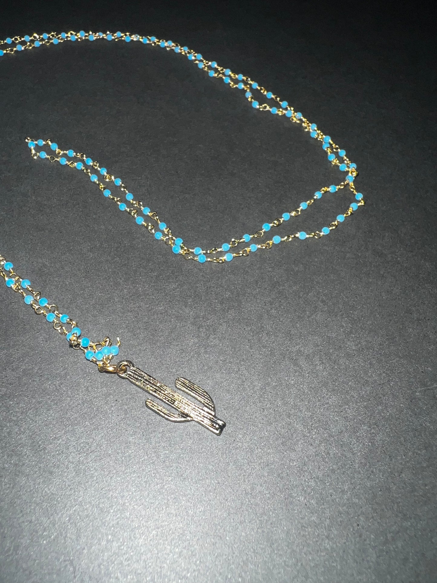 Prayer Bead Necklace - Turquoise
