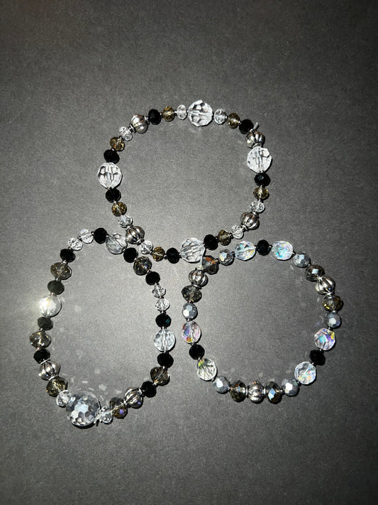 Smokey Trio Bracelets