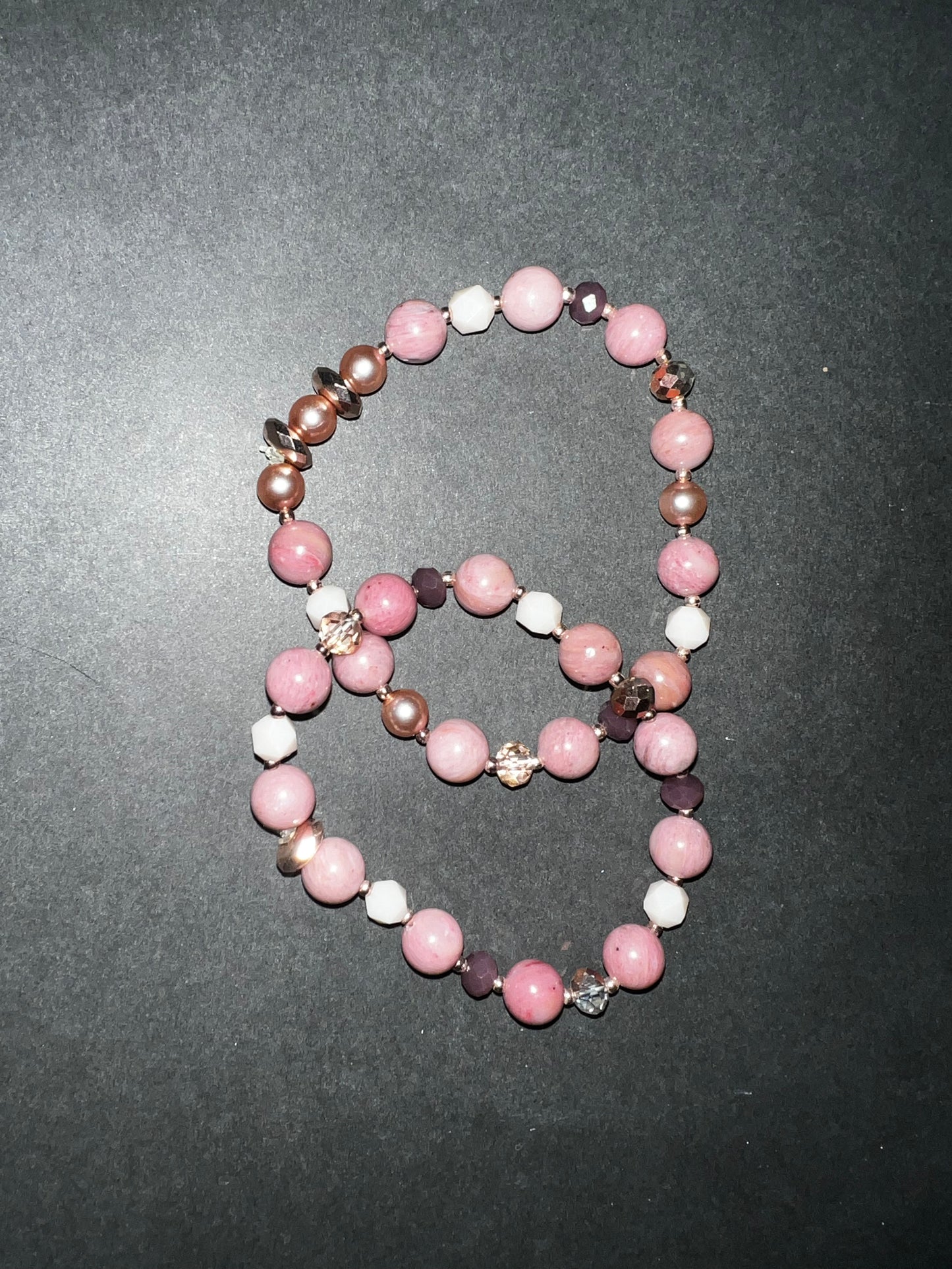 Pink Flower Bracelets