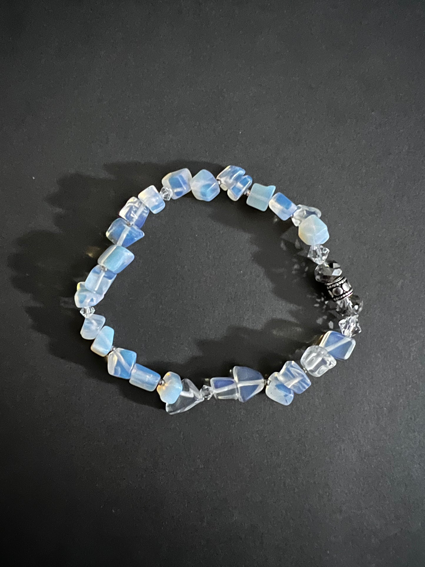 Opalite & Silver Bracelet