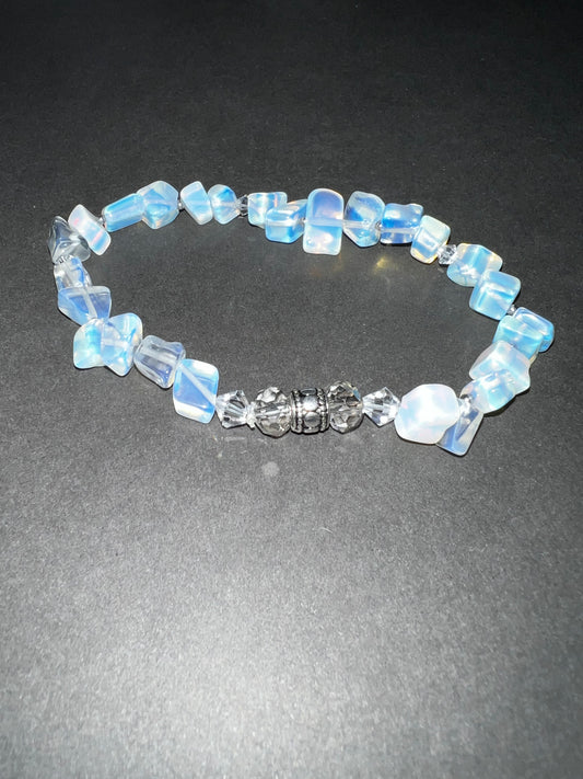 Opalite & Silver Bracelet