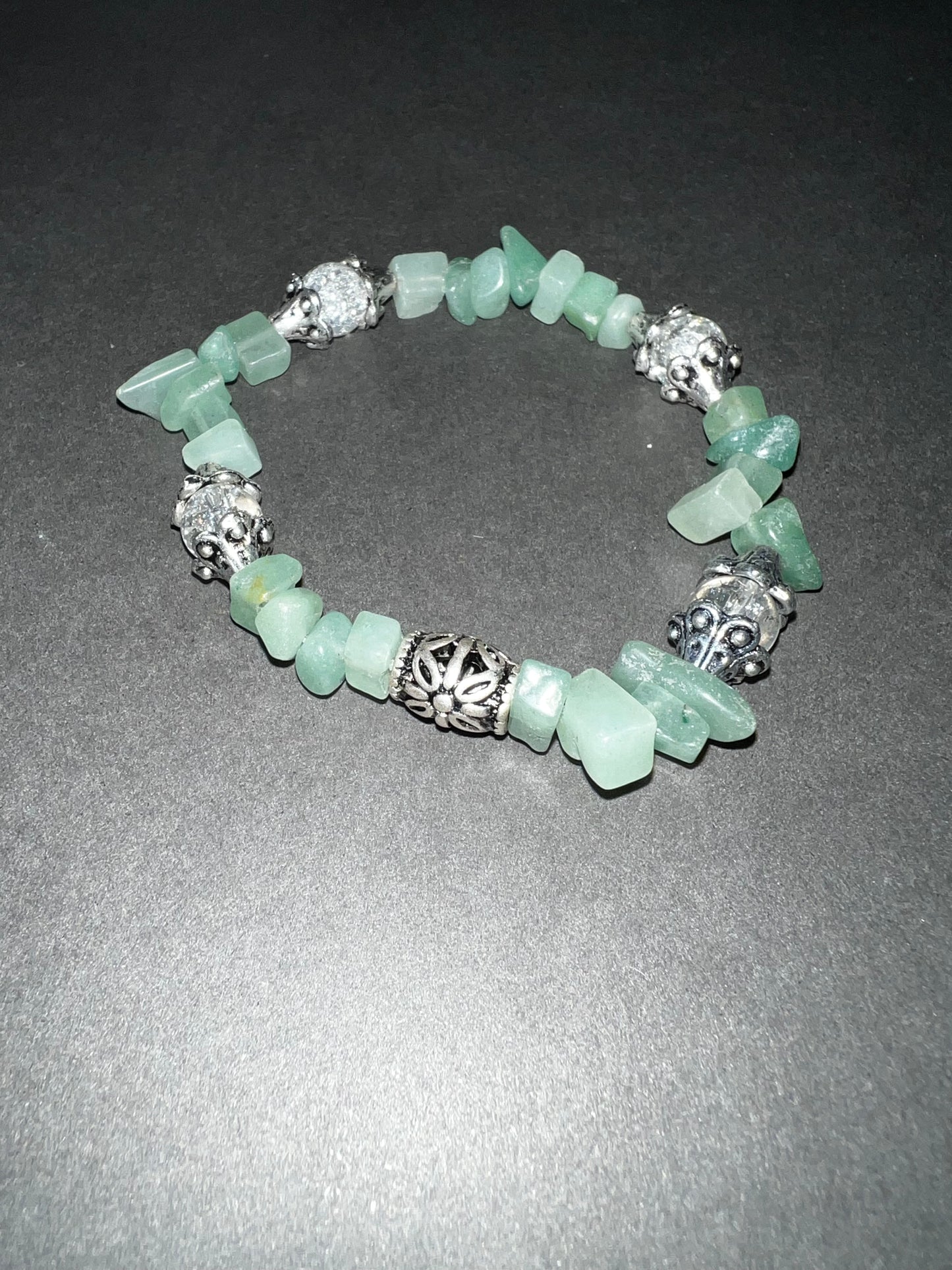 Jade & Silver Bracelet