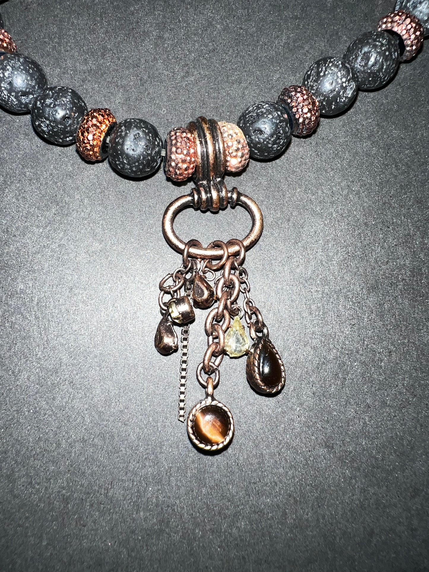 Orange & Black Cross Bracelet Set