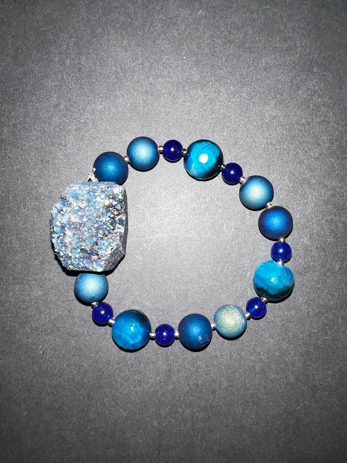 Blues Bracelet & Earrings Set