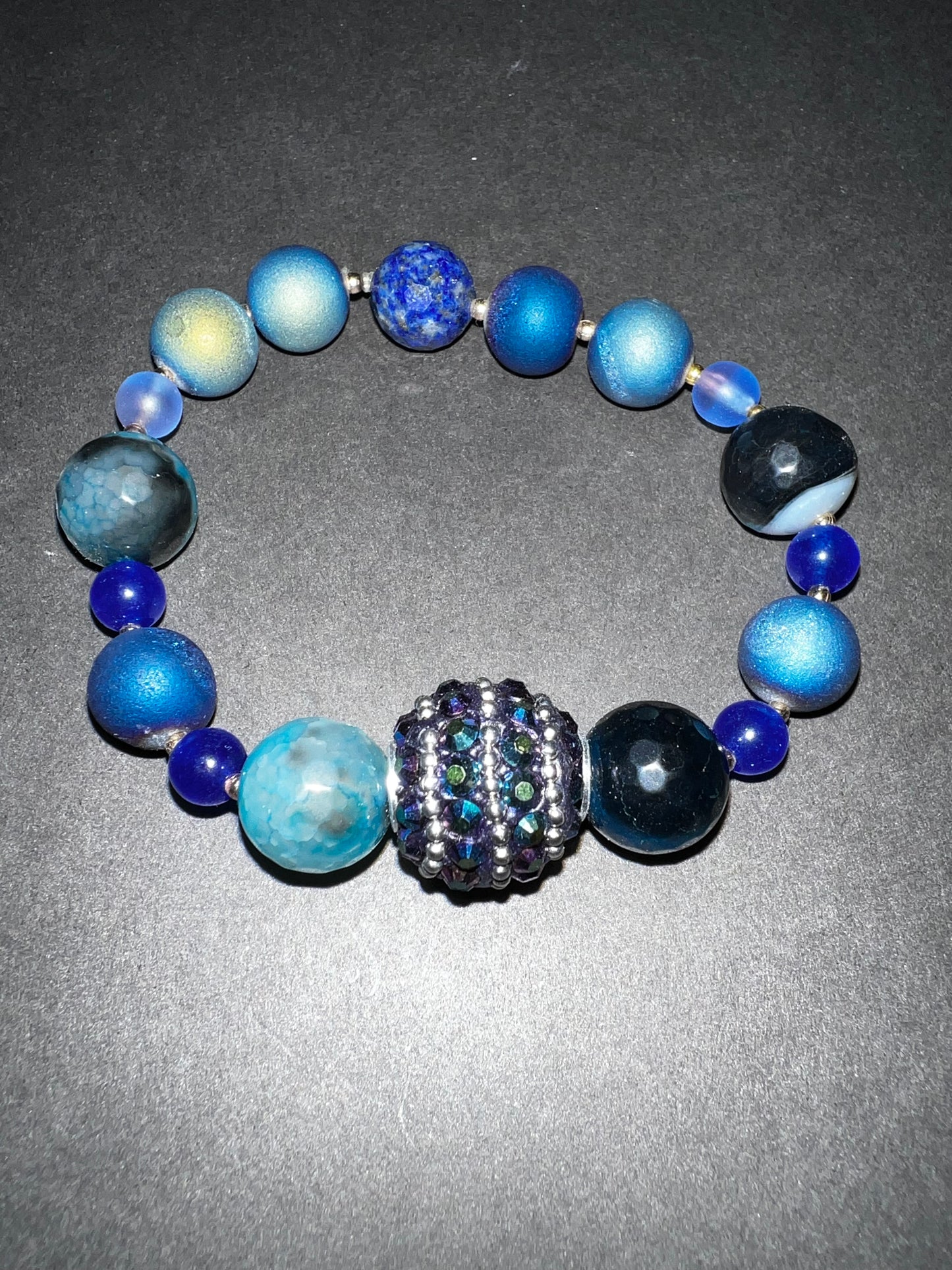 Blues Bracelet & Earrings Set