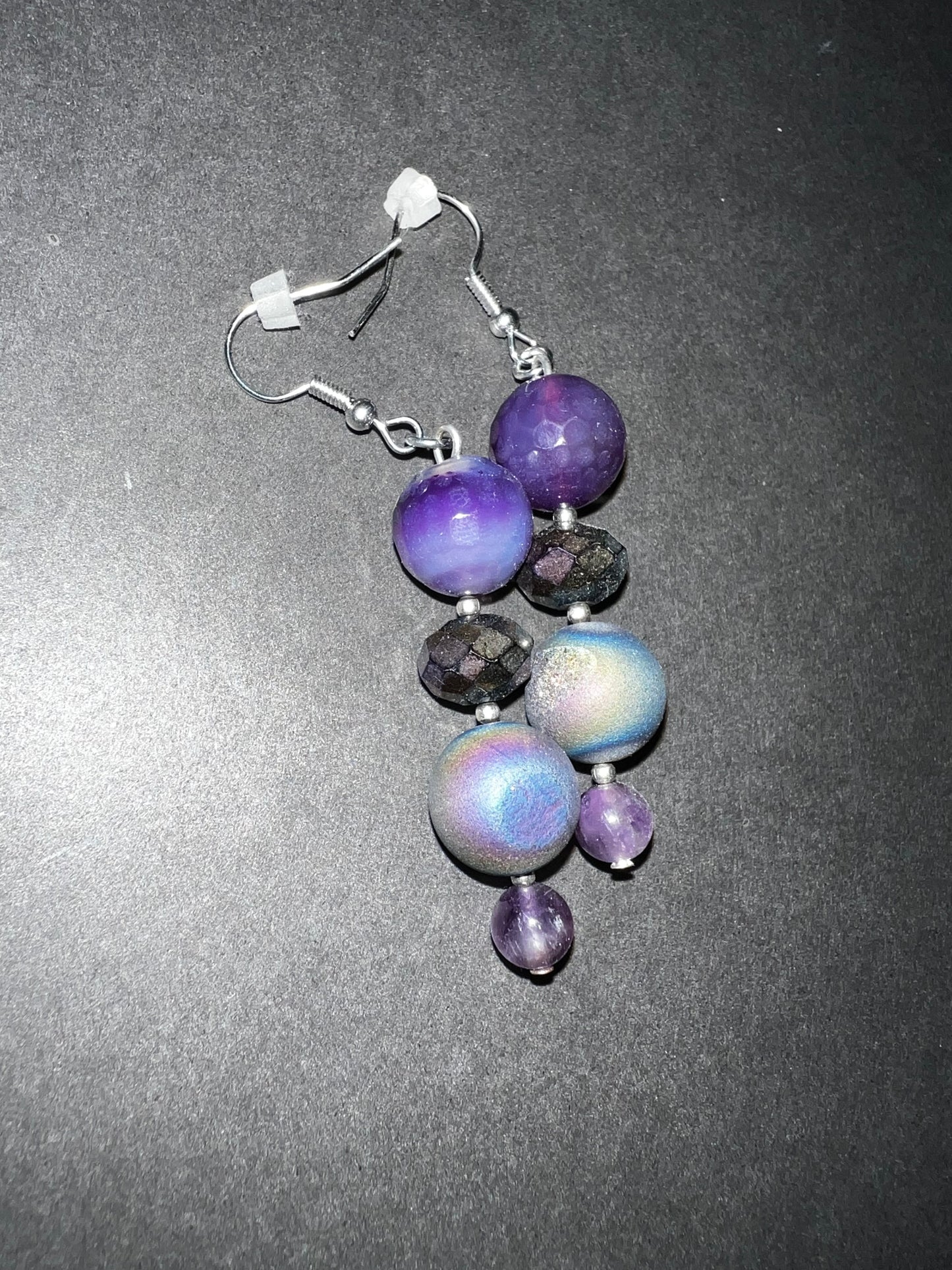 Purple Pleasures Bracelet & Earrings Set
