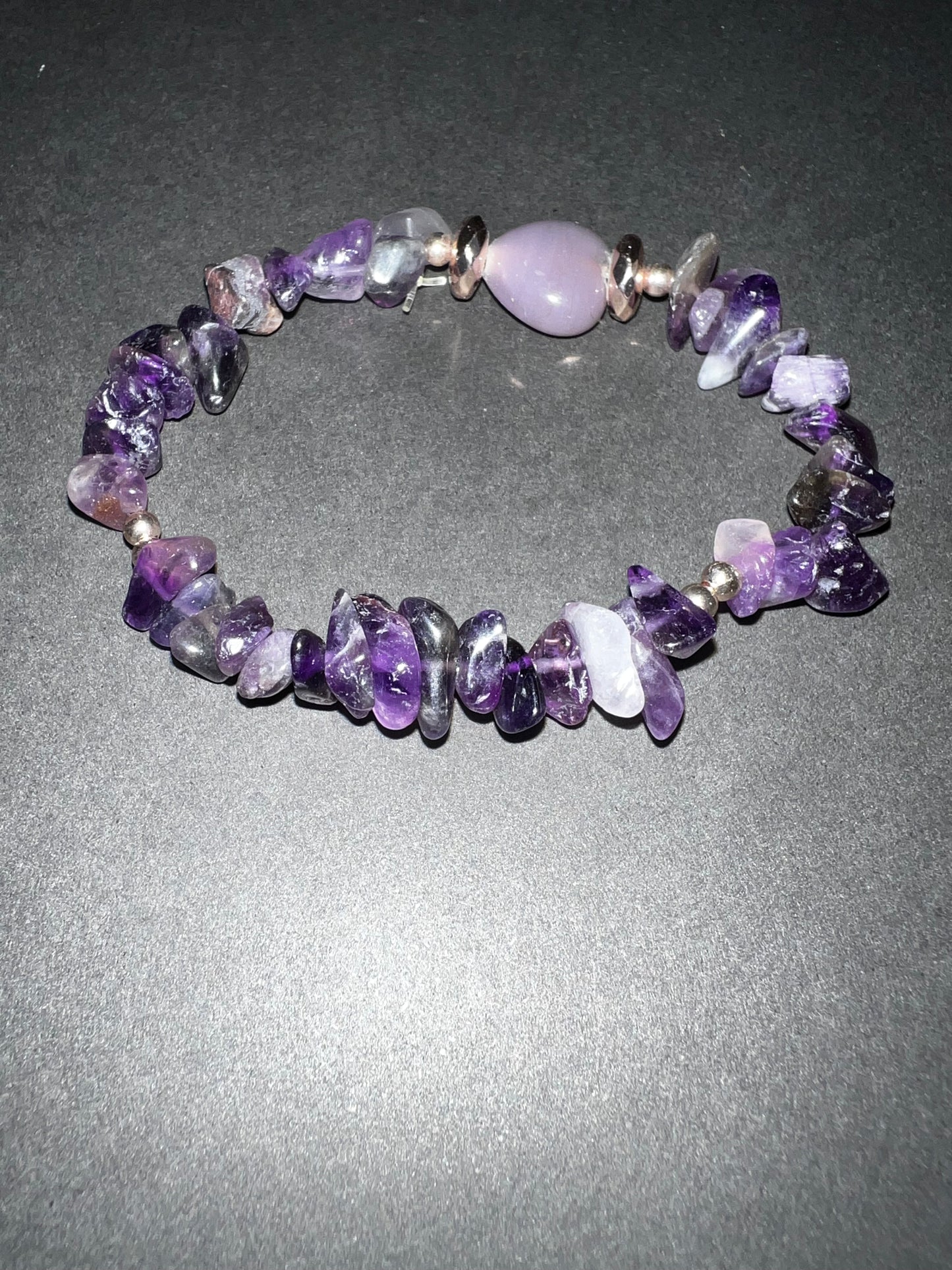 Amethyst & Gold Bracelet
