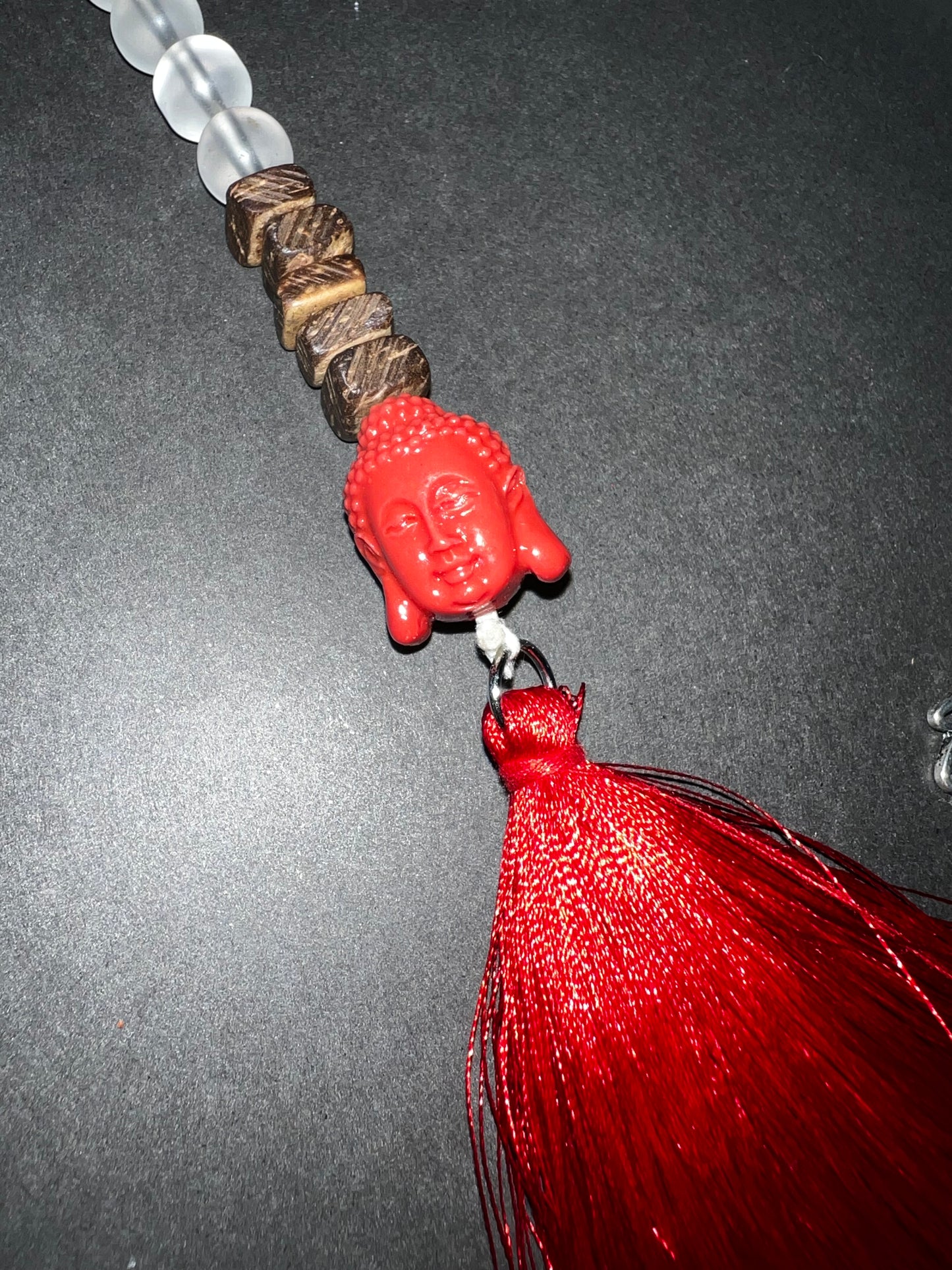 Red Buddha Meditation/Prayer Beads