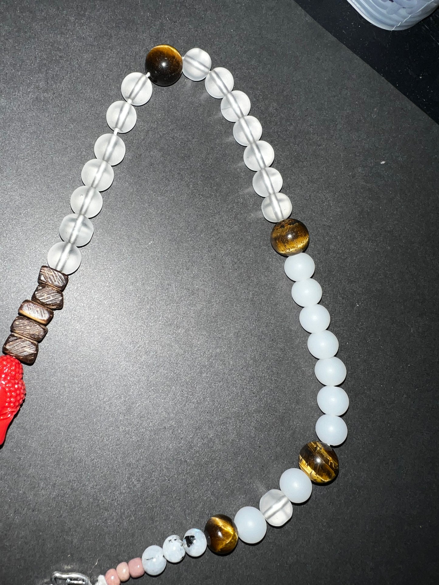 Red Buddha Meditation/Prayer Beads