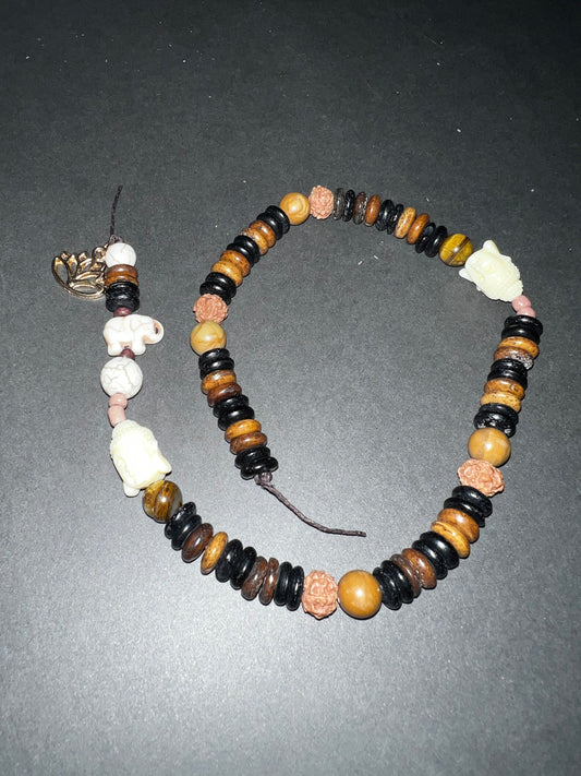 White Buddha Meditation/Prayer Beads