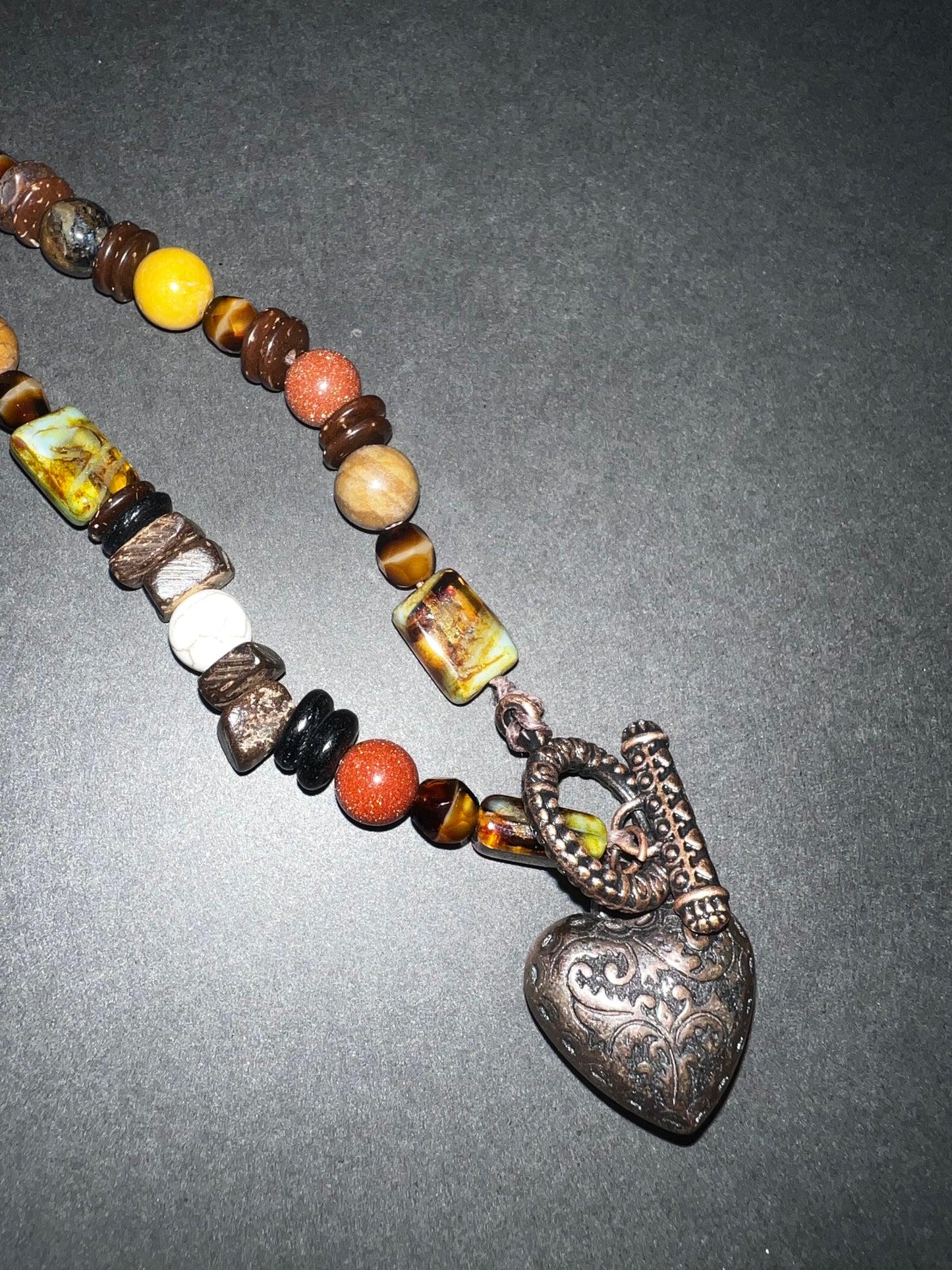 Bronze Heart Necklace/Bracelet