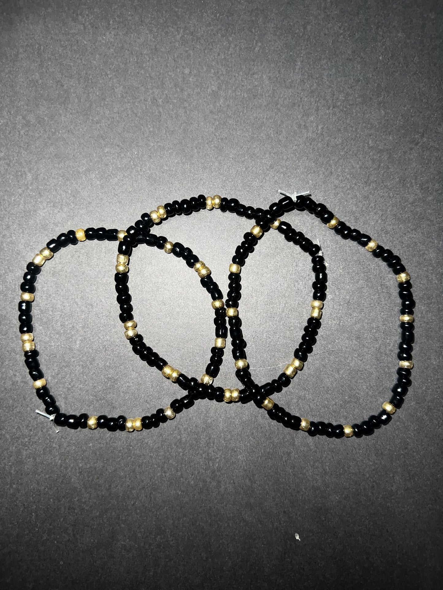 Black & Gold Bracelet Set